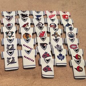 NHL  vintage Team Jersey Can Coolers 28
Total , all for one price